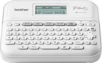 Printer etiketash Brother për PC, lidhje me kompjuter, kompakt, i bardhë