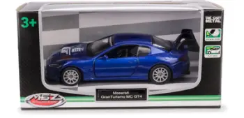 Maket veture MSZ Maserati GranTurismo MC GT4, shkalla 1:43, koleksionues, blu