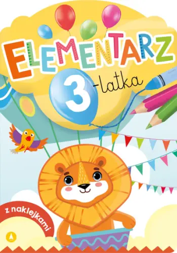 Liber pune edukativ pa marke Primer for a 3 Year Old With Stickers, per moshen 3 vjec, me ngjitesa, shume-ngjyreshe