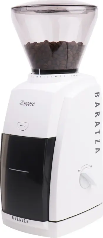 Grirës kafeje Baratza Encore, automatik, burr, i bardhë