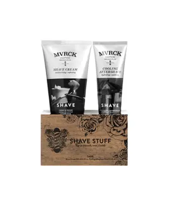 Set për rrojë Paul Mitchell MVRCK Shave Stuff, krem rroje 150 ml + balsam rroje 75 ml