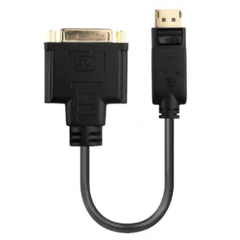 Adapter AV Lindy DisplayPort në DVI D, 1080p, i zi
