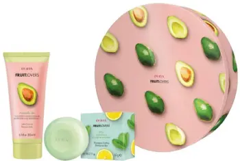 Set PUPA Milano Avocado Bio Fruit Lovers, qumësht dushi 200 ml + shampo e ngurtë 60 g + kuti