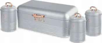 Set kuti buke dhe ena Berlinger Haus BH-6755, çelik inox, 4 copë, argjendtë