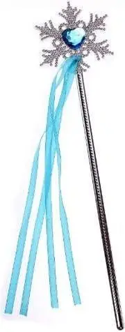 Shkop magjik Blue Wand Snow Queen, 34cm, për fëmijë, blu