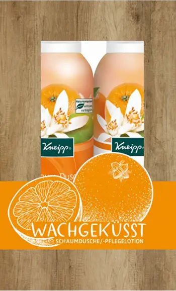 Set për kujdesin e lëkurës së trupit Kneipp Morning Kiss 2 x 200 ml
