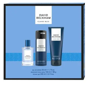 Set Eau de Toilette 50 ml + Xhel Dushi 200 ml + Deodorant Sprej 150 ml David Beckham