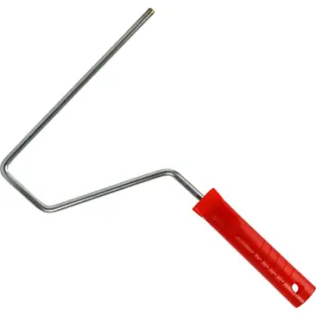 Dorezë për rul boje pa markë, 25 cm, diametër 8 mm, e kuqe