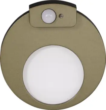 Plafonierë LED Muna PT, sensor lëvizjeje, dritë neutrale, bronz