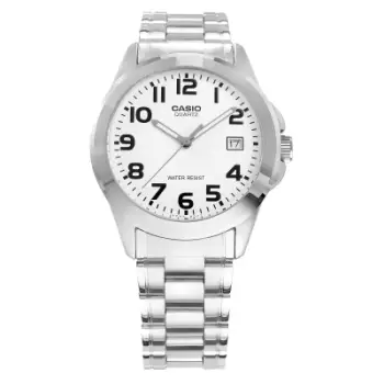 Ora dore Casio MTP-1259PD-7BEG, për meshkuj, argjendi