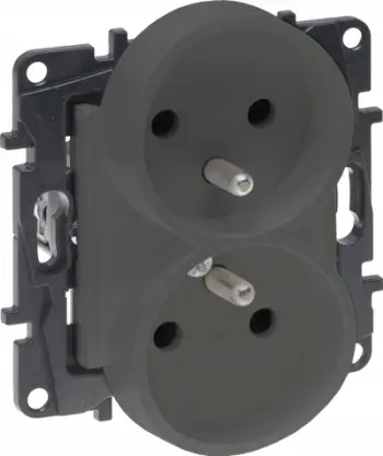 Lampë tavoline Beliani Caudelo, metal, këmbë e zezë, abazhur i bardhë