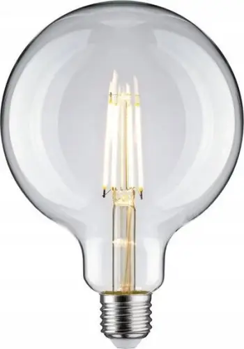 Llambë LED Paulmann Filament Globe, 230V, 1055 lm, xham i pastër