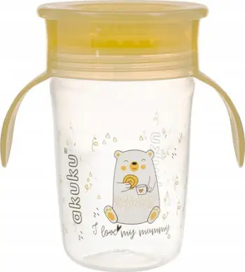 Gotë trajnimi Akuku 360 Leak-Proof, 240ml, transparente