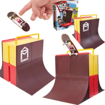 Set lojërash Tech Deck X-Connect Sk8Mafia Vert Wall, park fingerboard mini, me rampë dhe rail