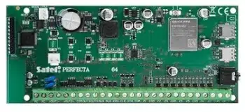 Panel alarmi Satel Perfecta-IP-64M, 64 zona, Ethernet, jeshile