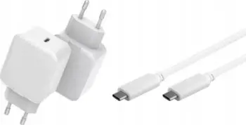 Karikues telefoni CoreParts MBXUSB-AC0013, USB-C, karikim i shpejtë, i bardhë