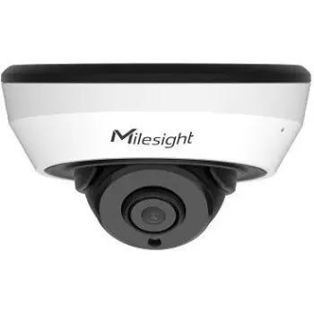 Kamerë sigurie Milesight IP Mini Dome, 8MP 4K, IR 20 m, PoE