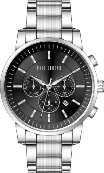 Ora dore Paul Lorens PL6647B-1C1, për meshkuj, çelik inox, me kuti