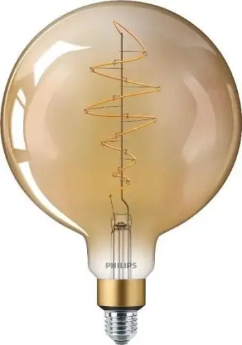 Llambë dekorative LED Philips Vintage Classic Gold G200, 7W, E27, dritë e ngrohtë, e artë