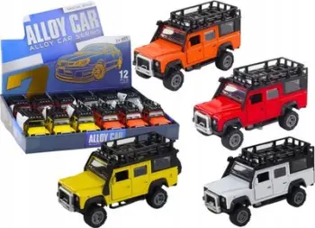 Makina lodër off-road metalike 1:32, friksion, dritë dhe zë, ngjyra të përziera