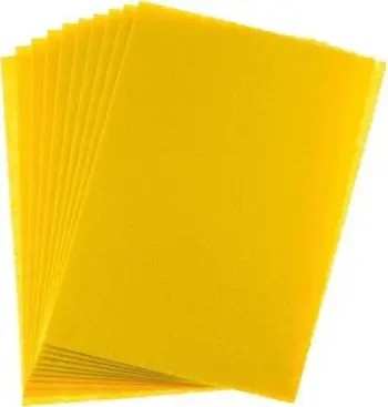Letër filci Gimar A4, 1 mm, set 10 fletë, e verdhë