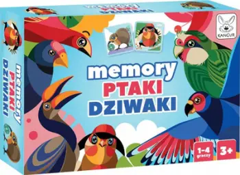 Loja memory Wacky Birds Kangaroo, për fëmijë, shumëngjyrëshe