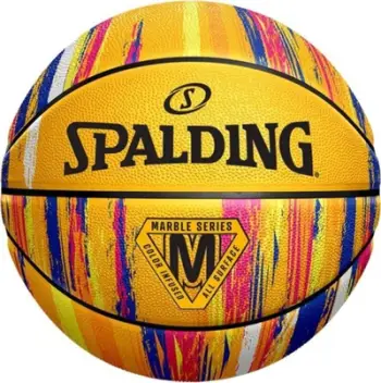Top basketbolli Spalding Marble Series 84401Z, për jashtë, shumëngjyrësh