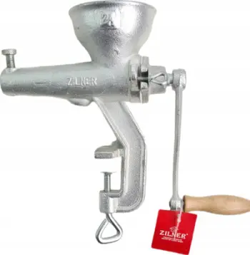 Shtrydhëse manuale Zilner ZL-5219, gize, me kapëse, argjendtë