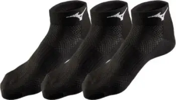 Çorape sportive Mizuno Training Mid Golf, paketim 3 palë, të zeza