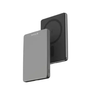 Dviced Ultrathin MagSafe Power Bank 5000mAh, Black/Grey