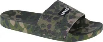 Shapka Levi's June Stamp 234217-753-92, taban sintetik, rrip i gjerë, jeshile kamuflazh