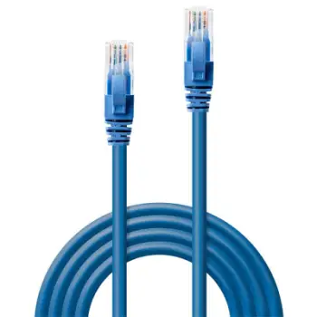 Kabllo rrjeti Lindy Patchcord Cat6, U UTP, 2m, blu