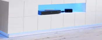 Ndriçim kabineti Cama REJA, i kaltër