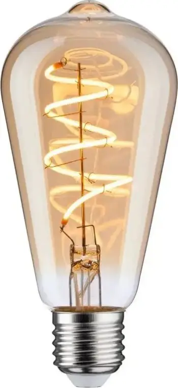 Llambë LED Paulmann ST64, E27, 5W, 1800K, ari e zbehshme