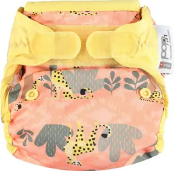 Mbulesë pelene e ripërdorshme Close Caboo Cover, me Velcro, 3-16 kg, model Cheetah