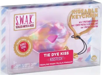 Varëse çelësash interaktive WowWee S.W.A.K Tie Dye Kiss, me tinguj puthjeje, shumëngjyrëshe