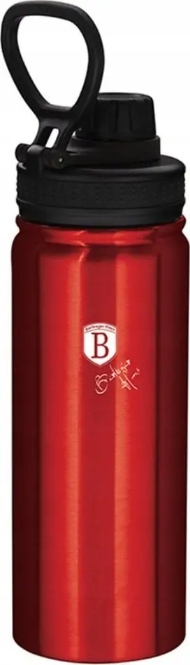 Shishe sportive BerlingerHaus Sports Bottle, çelik inox 18/10, 0.54L, burgundy metalike