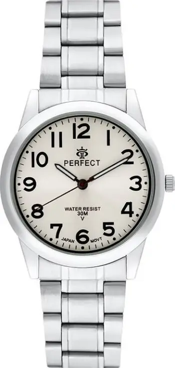 Orë dore Perfect Day PERFECT R50-03, kuarc, 38mm, argjendi