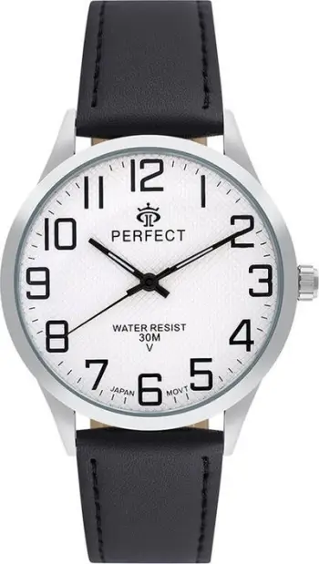 Orë dore Perfect Day PERFECT GXB452-03, për meshkuj, 40mm, argjendi