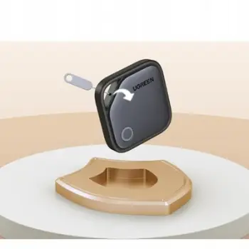 Tracker Bluetooth UGREEN FineTrack S, set 2 copë, SmartThings Samsung, i zi