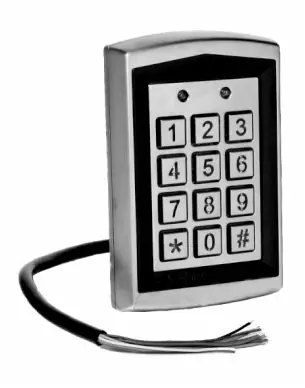 Kod kyç me kartë RFID F&amp;F KS-01, lexues afërsie, metalik, gri