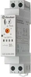 Kohëmatës shkalle Finder 14.01, 1NO 16A, 230V AC, gri