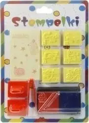 Set stampash Colorful Swede, me sfungjer dhe pincetë, shumëngjyrësh