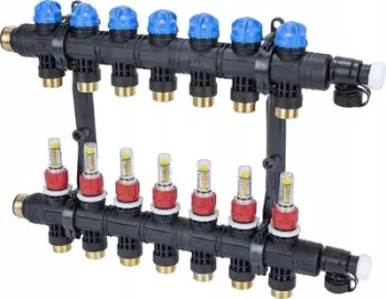 Manifold ngrohjeje Afriso ProCalida EF1 K7, 7 qarqe, lidhje G1", metalik