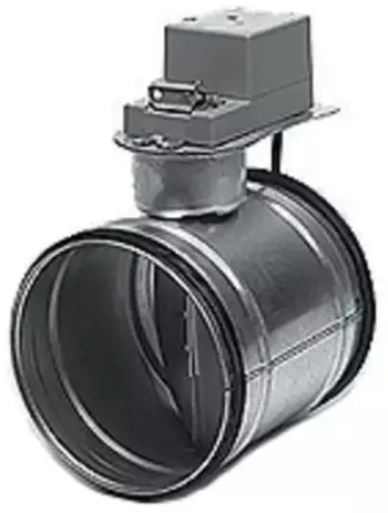 Damper ventilimi Lindab DTBU, motor 230V, galvanizuar, 160mm