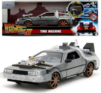 Model makine diecast Jada Toys Back to the Future 3 Time Machine Model 4, 1/24, metalik, gri