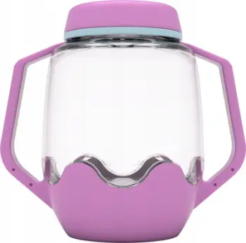 Kavanoz lojë shqisore Glo Pals Sensory Play Jar, me drita LED, lejla