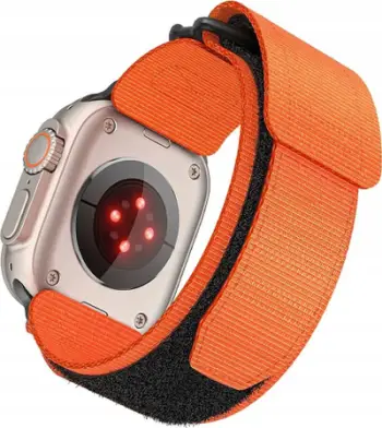 Rrip ore Apple Watch Forcell F Design FA05, najlon, 42 44 45 49 mm, portokalli