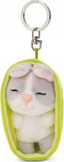 Varëse çelësash Sleeping Pets Bunny, 8cm, pelush, lepur gri