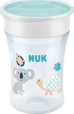 Filxhan NUK Mug 360 Evolution Magic, 230 ml, i kaltër
